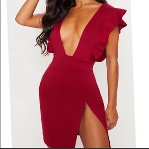 Brand new pretty little thing red dress!